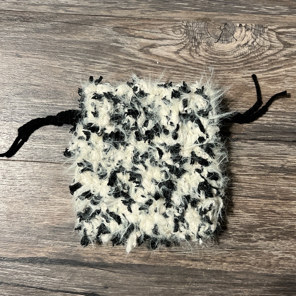 handmade crochet pouch